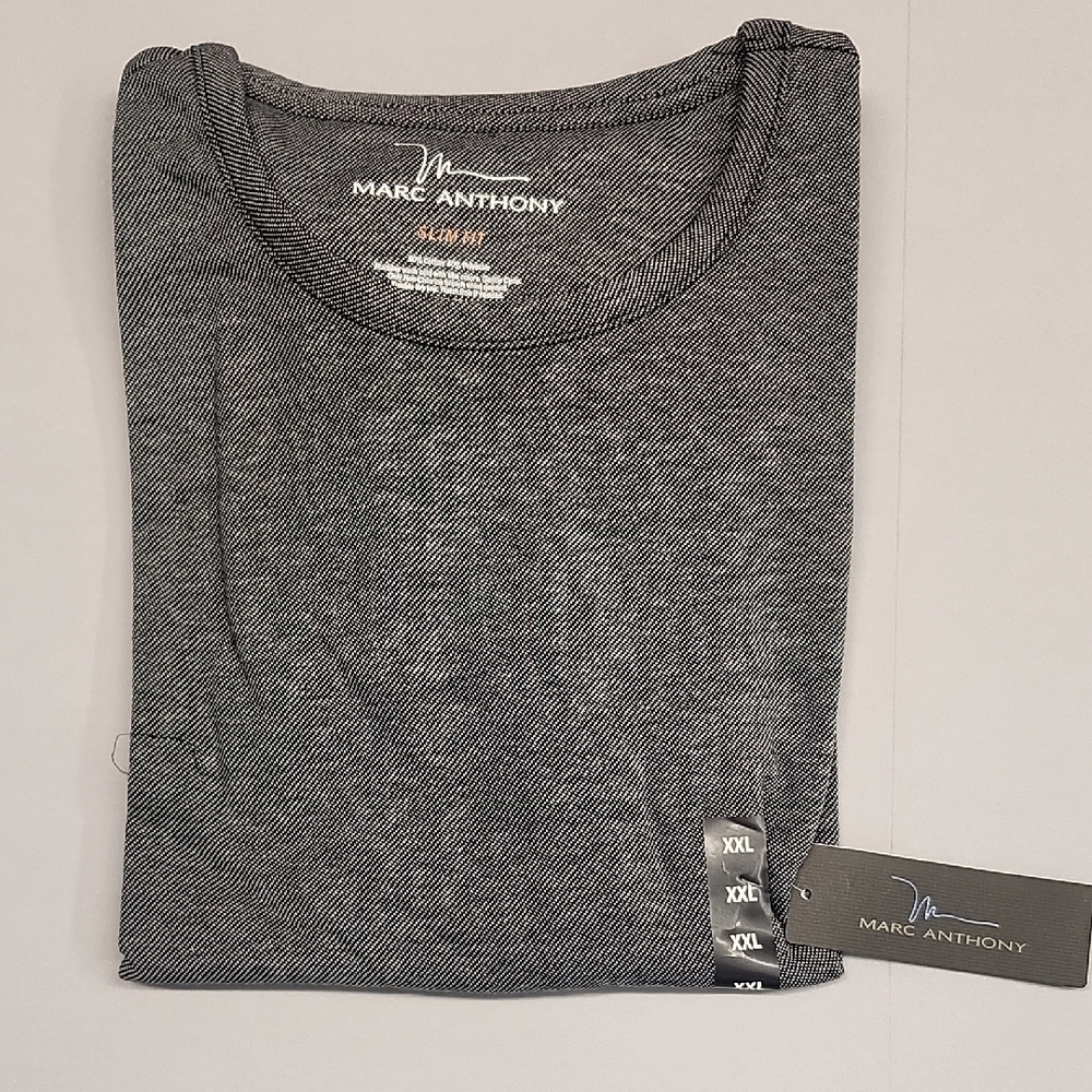 Marc Anthony Charcoal Long Sleeve Shirt